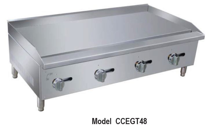 CCEGT Series Thermostat Griddles